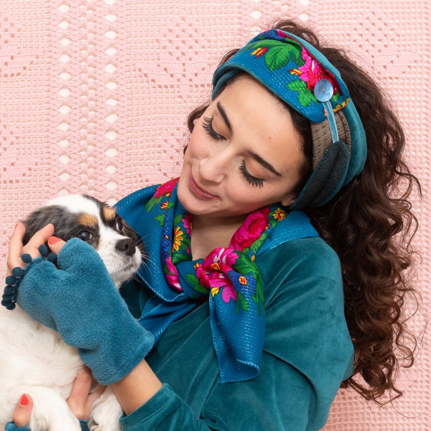 Bandeau / Col Bohème Paon – Image 3