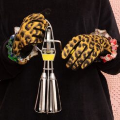 Gant Froufrou Léopard Moutarde