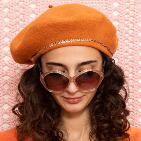 Béret Broadway Rouille – Image 2