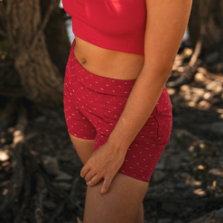 Short Suzette rouge pailleté