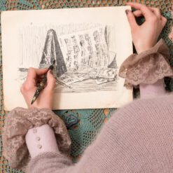 Manchette Madone poudré