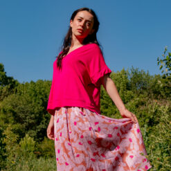 Alternative view of Jupe Gréta mauve