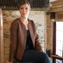 Veste Katou tweed lamé