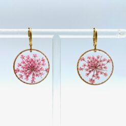 Boucles d'oreilles explosion de fleur