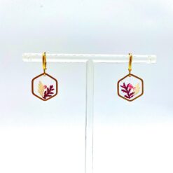 Boucles d'oreilles feuillage