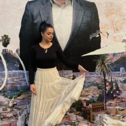 Jupon 5 volants ivoire