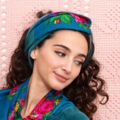 Alternative view of Bandeau / Col Bohème Paon