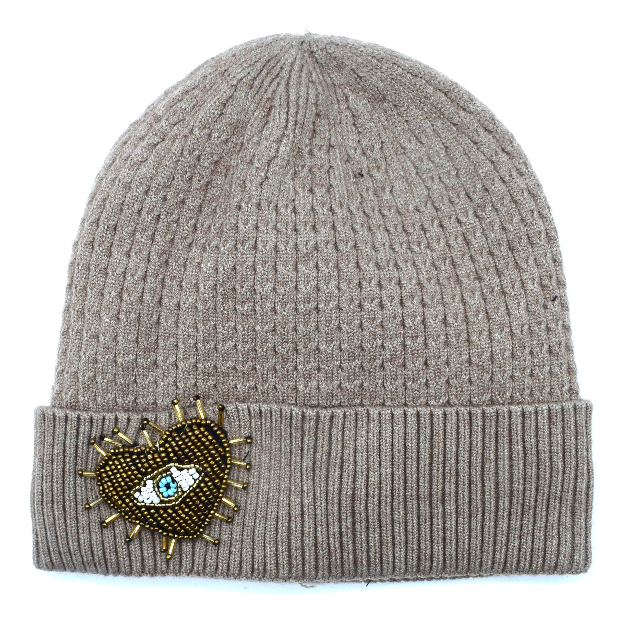 Chapeau Mauvais Œil Beige