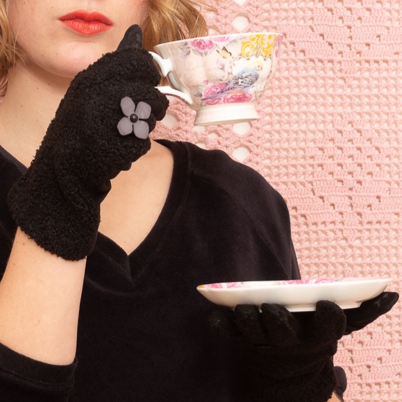 Gant Fleur Noir – Image 2