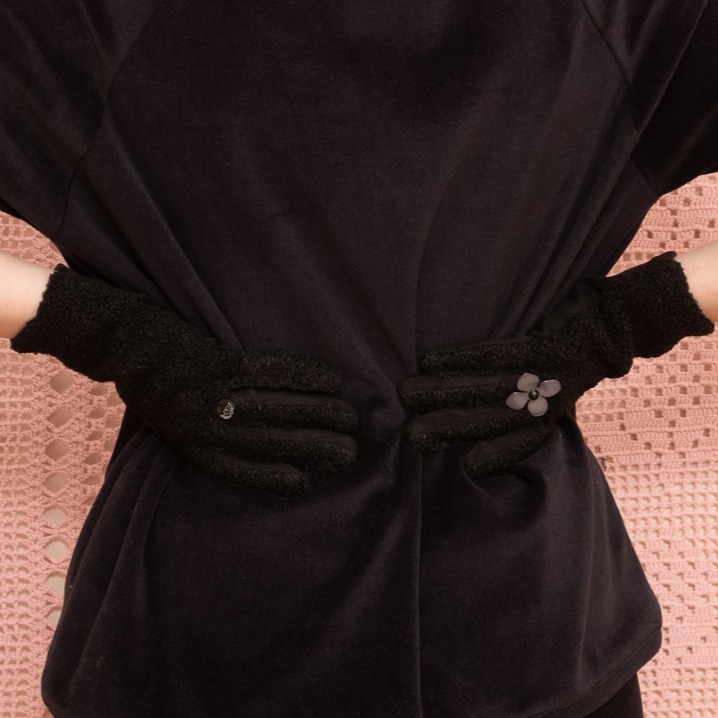 Gant Fleur Noir – Image 4