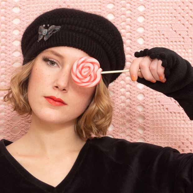 Béret Papillon Noir