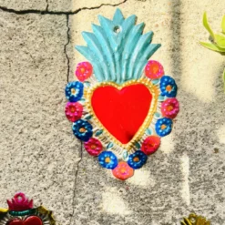 Ex-voto Coeur fleuri