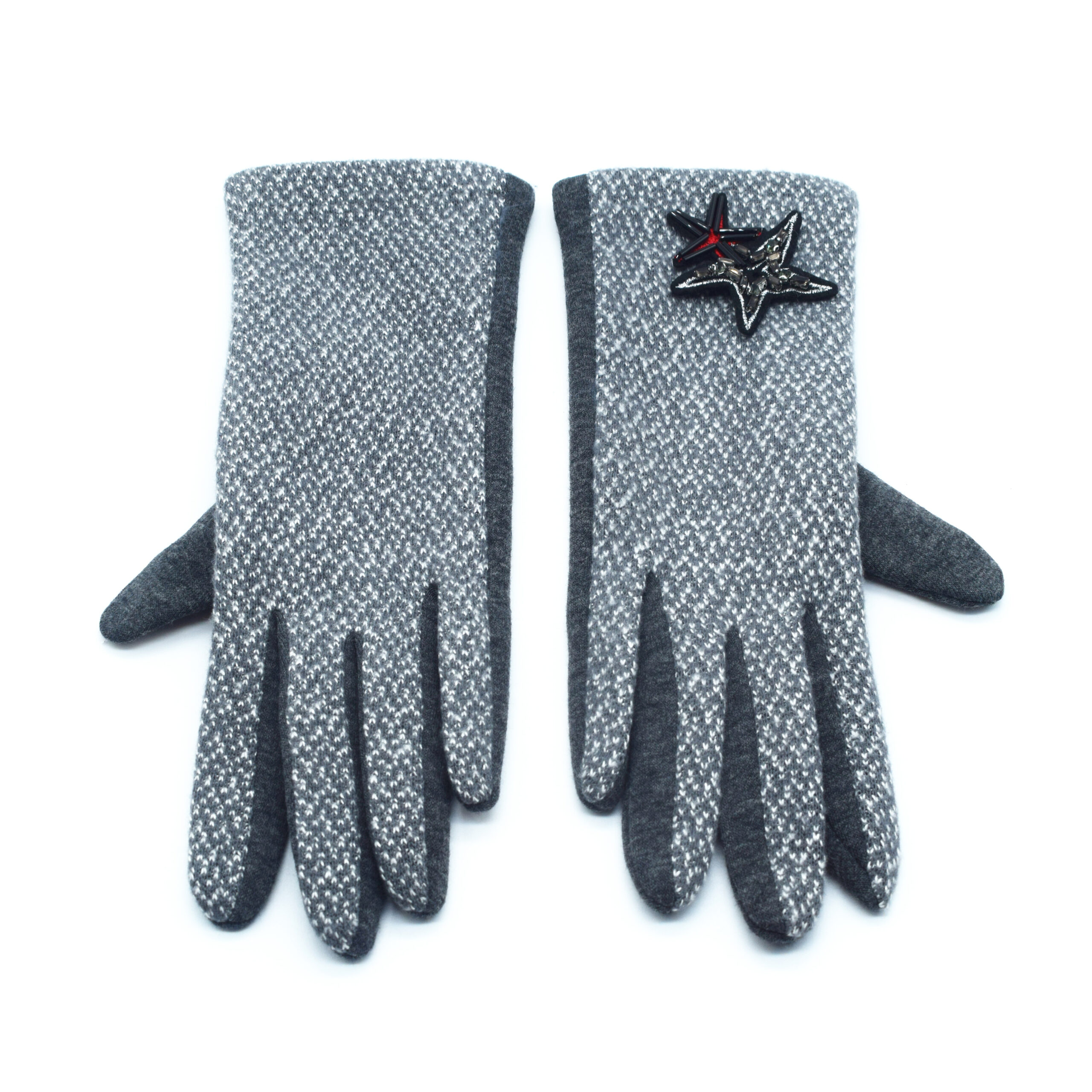 Gants Étoile Gris