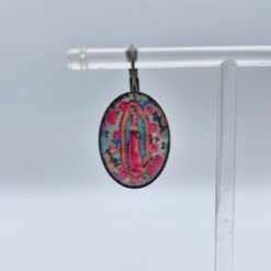 Alternative view of Boucles d'oreilles Guadalupe rose