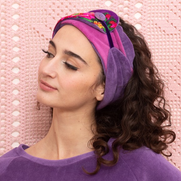 Bandeau / Col Bohème Lilas – Image 4