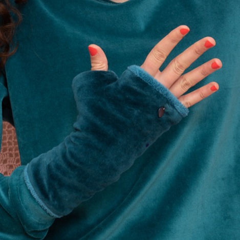 Mitaine Comédie Paon