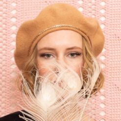 Béret Broadway Camel