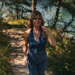 Alternative view of Top Betty jersey bleu