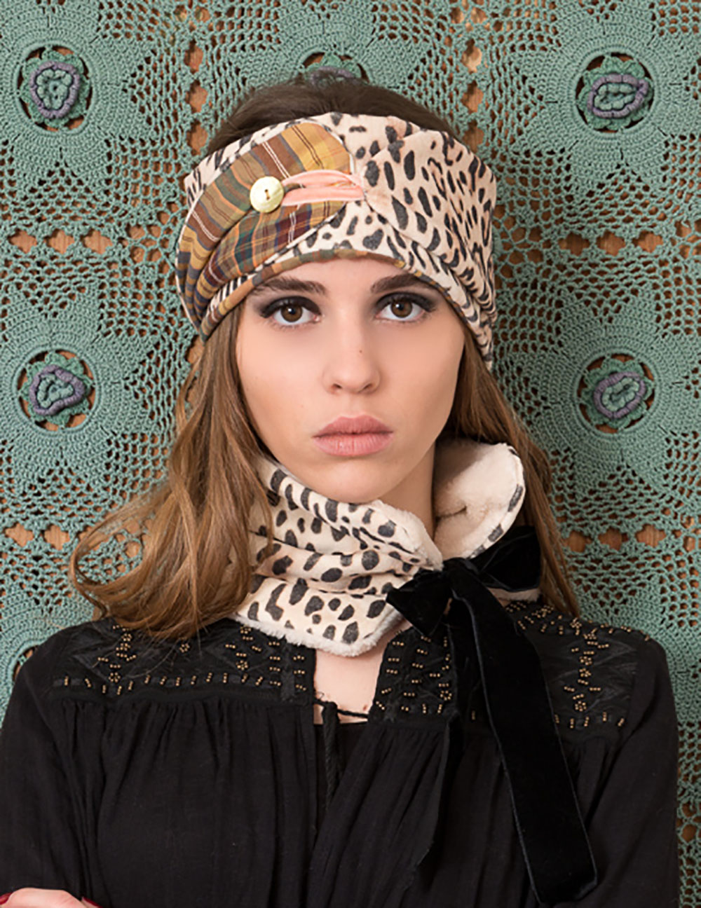 Col Falbala léopard – Image 2