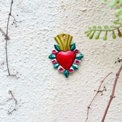 Ex-voto Coeur feuilles