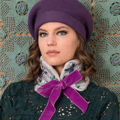 Beret Boule violet