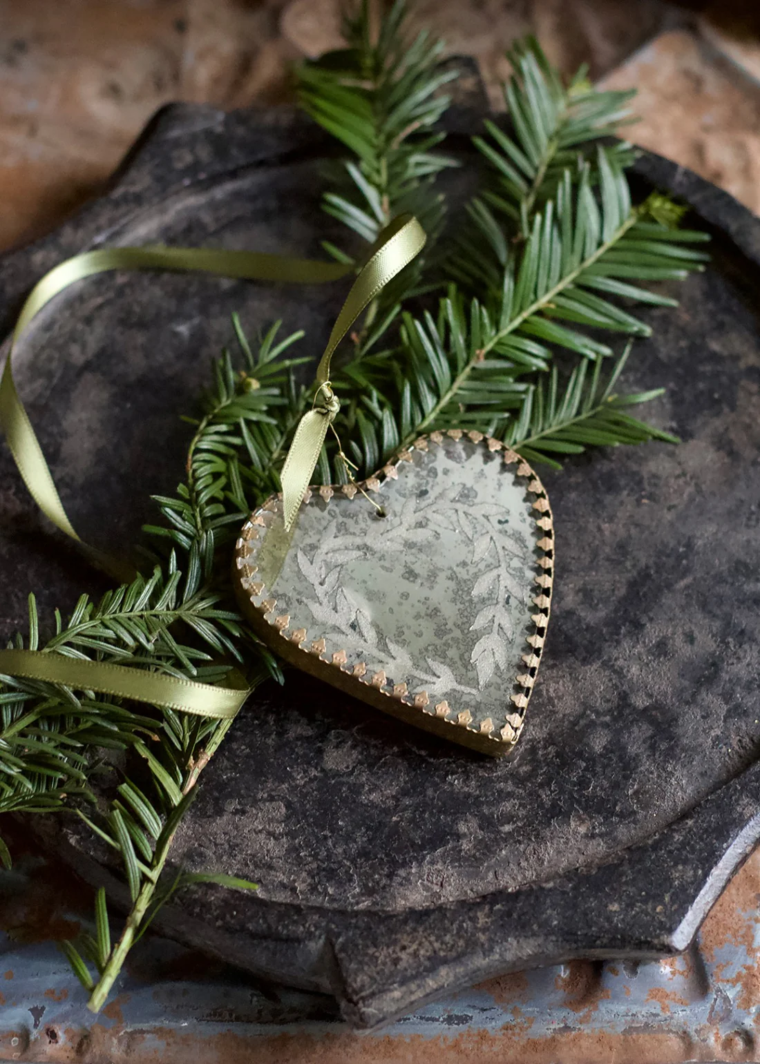 Miroir décoratif cœur