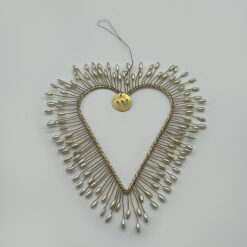 Cœur Halo de Perles