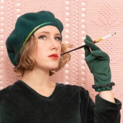 Alternative view of Béret Broadway Émeraude