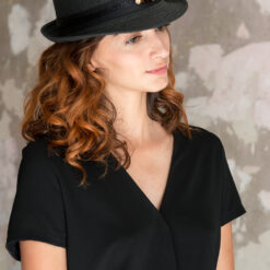 Chapeau paille Flambant noir