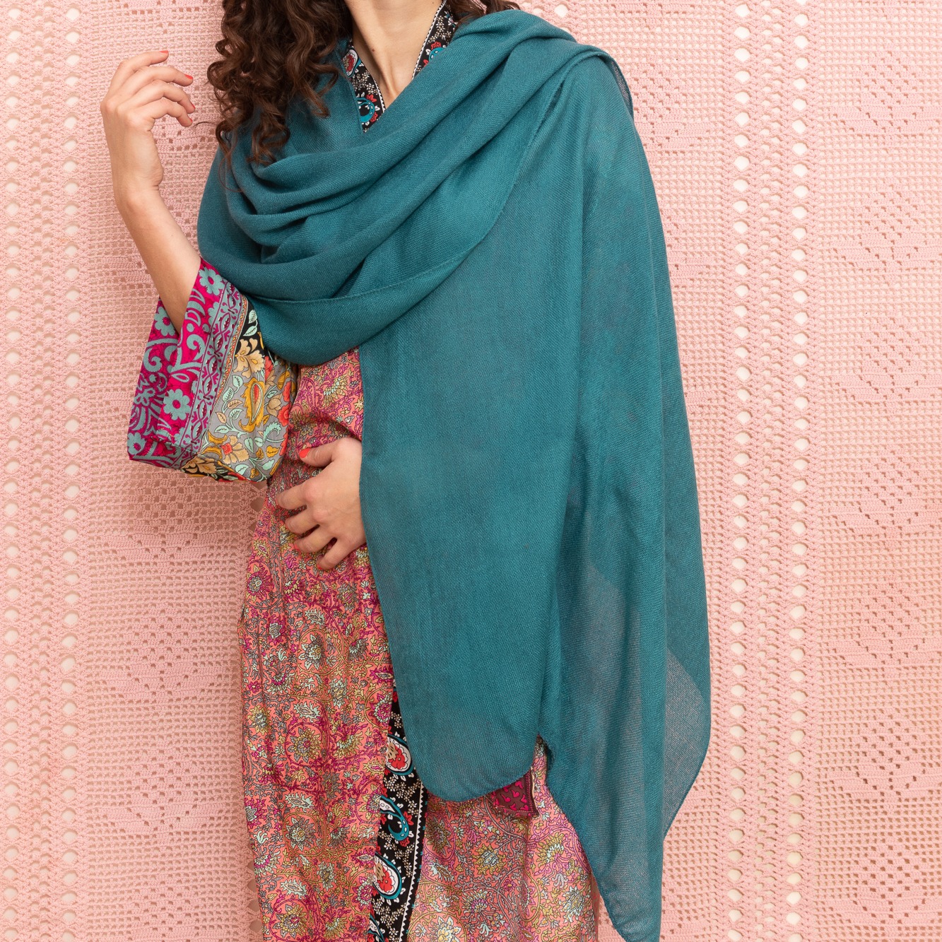 Écharpe Doucette Paon