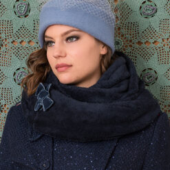 Snood Nounours polaire marine