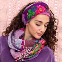 Bandeau / Col Bohème Lilas