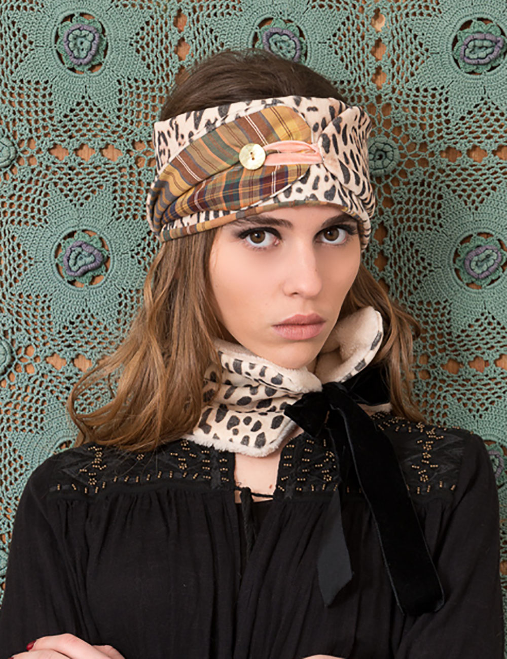 Col Falbala léopard – Image 3