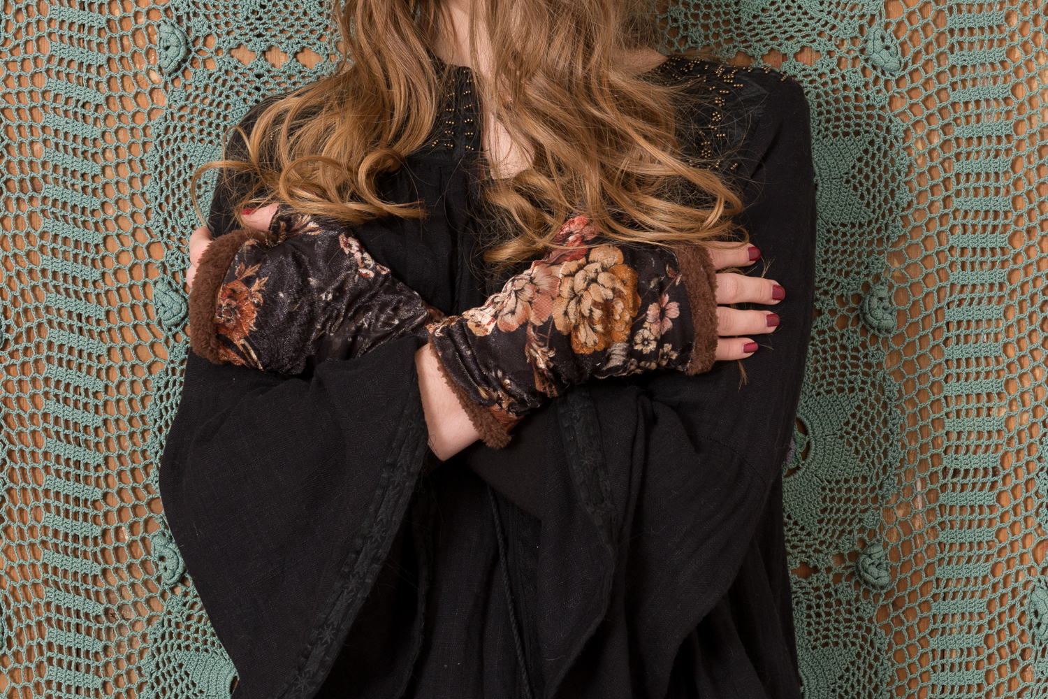 Mitaine Babouchka cognac