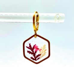 Alternative view of Boucles d'oreilles feuillage